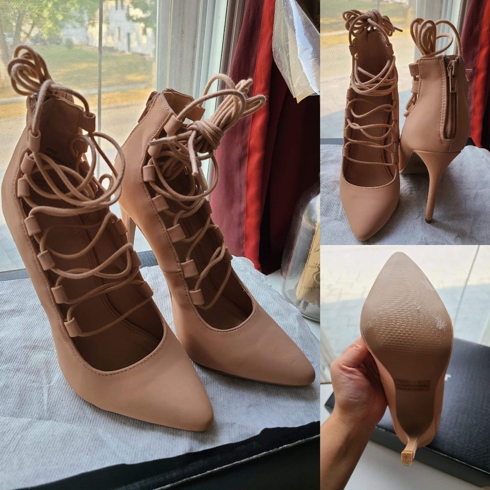 Pink heels